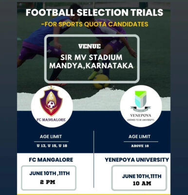 Read more about the article FC Mangalore Sports Quota Trials, Mandya
