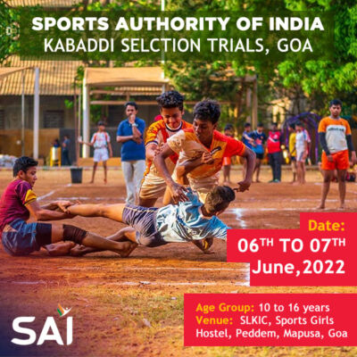 Read more about the article Sports Authority of India Kabaddi Trials, Goa