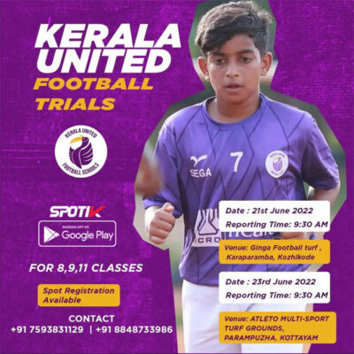 Read more about the article Kerala United FC Trials