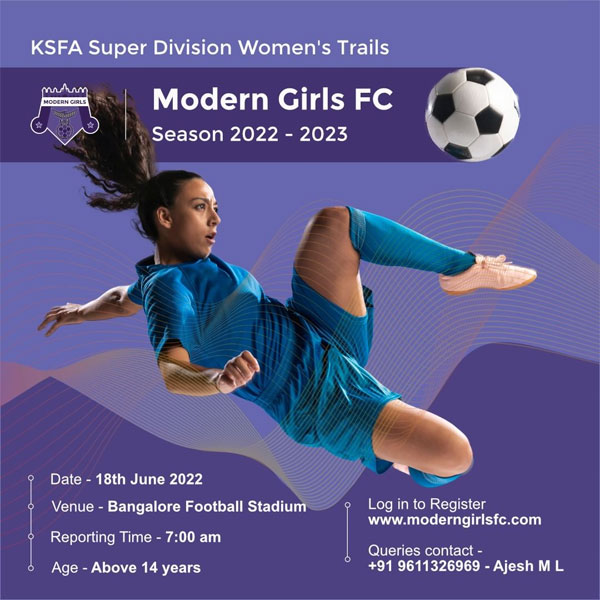 You are currently viewing Modern Girls FC Trials, Bengaluru.