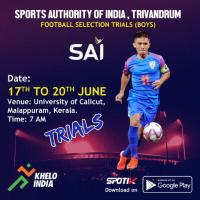 Read more about the article SAI Football Selection Trials, Kerala
