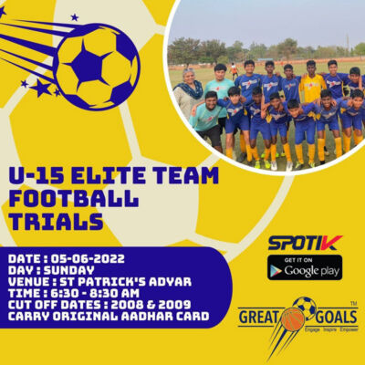 Read more about the article Great Goals Chennai Selection Trials.