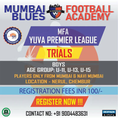 Read more about the article Mumbai Blues FA MFA Yuva Premier League Trials.
