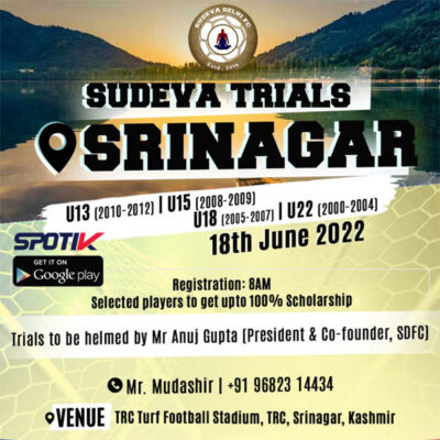 Read more about the article Sudeva Delhi FC Trials, Srinagar
