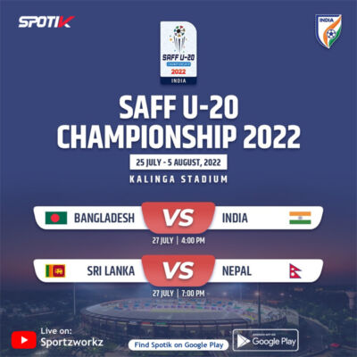 Read more about the article SAFF U-20 Championship 2022 : Bangladesh vs India LIVE Streaming