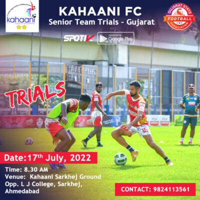 Read more about the article Kahaani FC Senior Team Trials, Ahmedabad