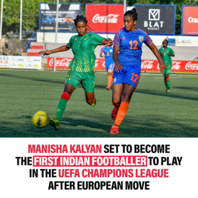 Read more about the article Manisha Kalyan signs with Apollon Ladies; set to become first Indian to play in UEFA Women’s Champions League.