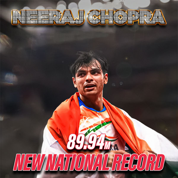 You are currently viewing Diamond League: Neeraj Chopra rewrites national record again.