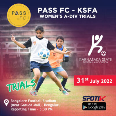 Read more about the article PASS FC Trials for Women’s A Division, Bengaluru.