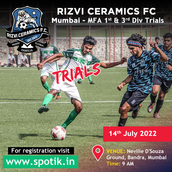 You are currently viewing Rizvi Ceramics FC Trials, Mumbai