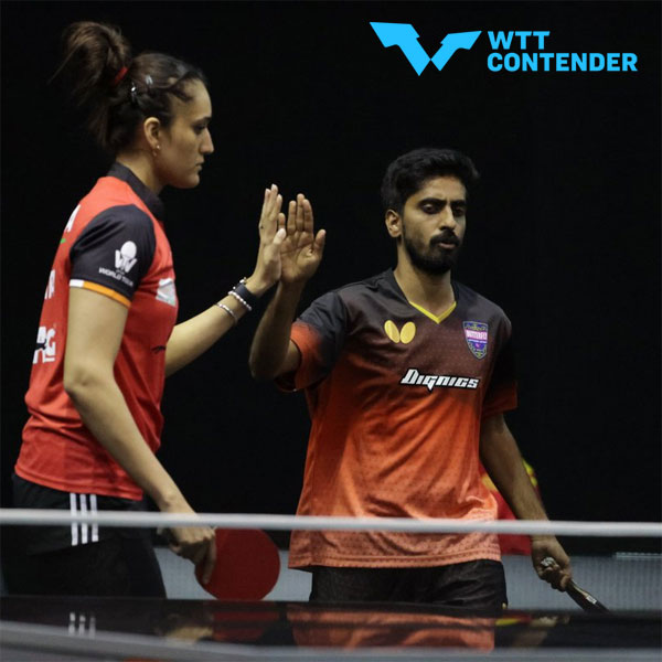 You are currently viewing WTT Budapest: Sathiyan/Manika storm into mixed doubles semi-finals