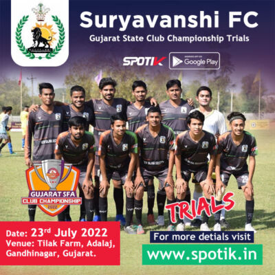 Read more about the article Suryavanshi FC Senior Team Trials, Gujrat.