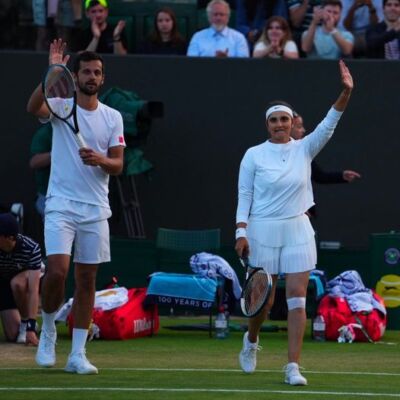 Read more about the article Wimbledon: India ace Sania Mirza, Mate Pavic crash out of mixed-doubles semifinal