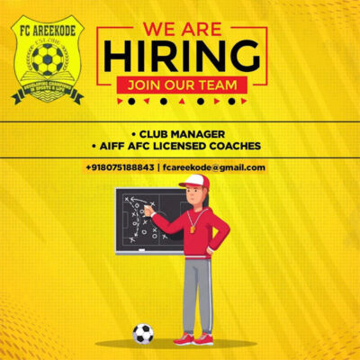 Read more about the article FC Areekode Hiring Coach & Manager, Kerala.