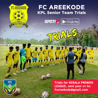 Read more about the article FC Areekode KPL Trials, Kerala.