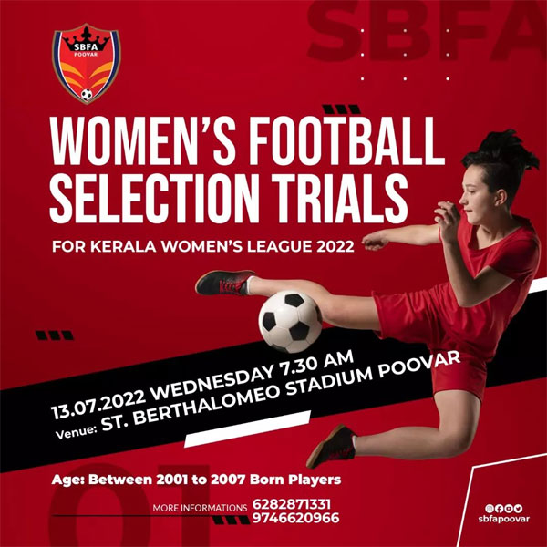Read more about the article SBFA Poovar Kerala Women’s League Trials.