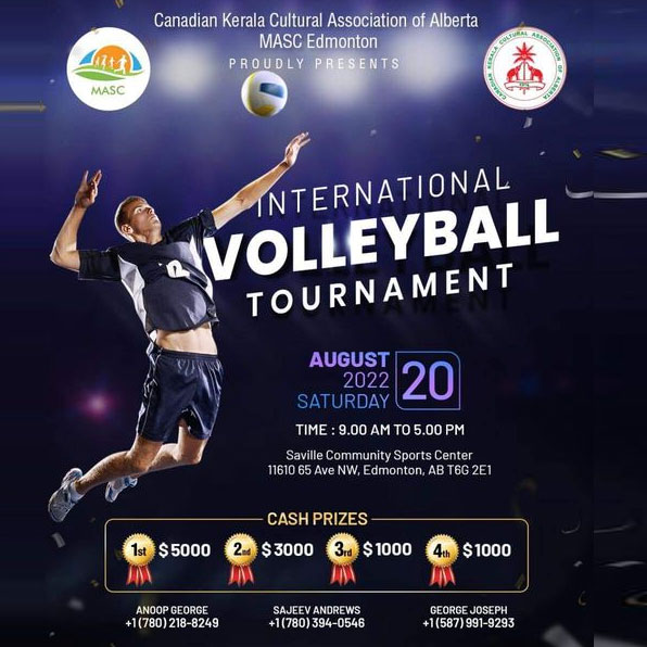 Read more about the article Canadian Kerala Cultural Association Volleyball Tournament.