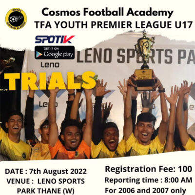 Read more about the article Cosmos FC U17 Trials, Thane