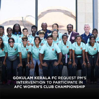 Read more about the article Gokulam Kerala FC women’s team stuck in Uzbekistan after AIFF ban, requests government to intervene