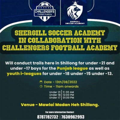 Read more about the article Punjab League & Youth I-leagues Trials, Shillong.