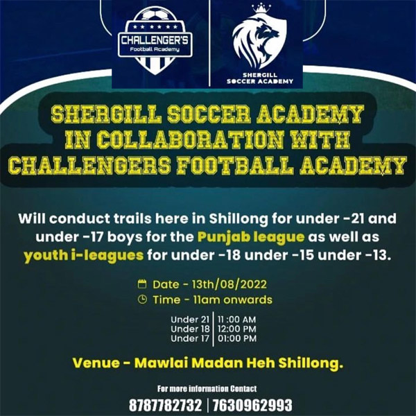 You are currently viewing Punjab League & Youth I-leagues Trials, Shillong.