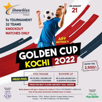 Read more about the article Showbiz Entertainments Football Tournament, Kochi.