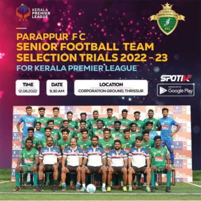 Read more about the article Parappur FC selection trials for KPL, Kerala