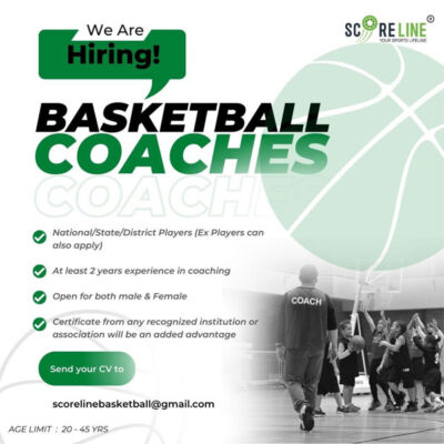 Read more about the article Score Line Sports Hiring Basketball Coaches, Kerala