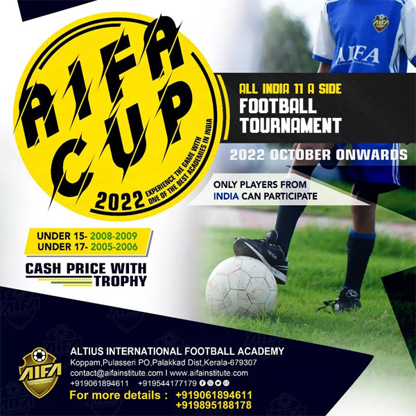 You are currently viewing Altius International Football Academy 11 Aside Tournament.