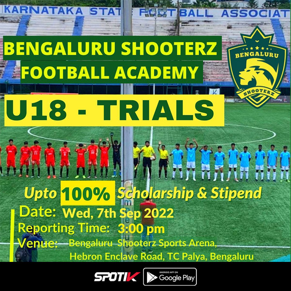 You are currently viewing Bengaluru Shooterz Football Academy Trials.