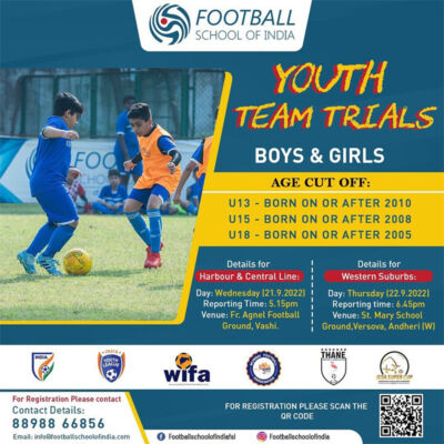 Read more about the article Football School of India, Mumbai Trials.