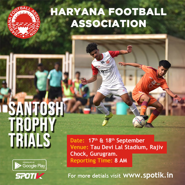 Read more about the article Santosh Trophy Trails for Senior-Men Haryana State Team.