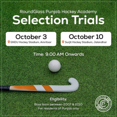 Read more about the article RoundGlass Punjab Hockey Academy Selection Trials, Punjab.