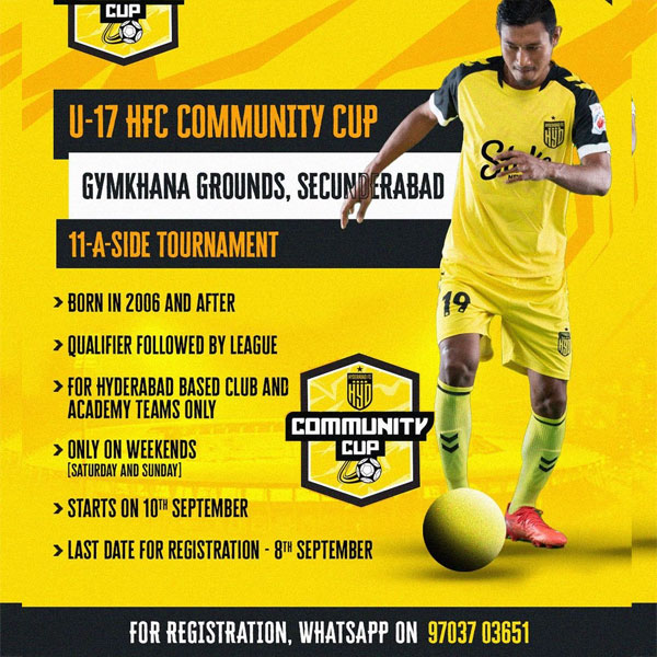 You are currently viewing U-17 Hyderabad FC Community Cup, Secunderabad