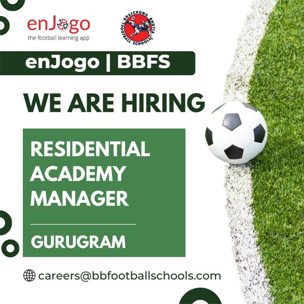 You are currently viewing Bhaichung Bhutia Football Schools  Hiring Residential Academy Manager.