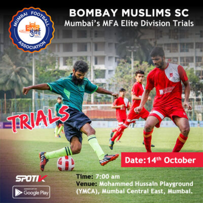Read more about the article Bombay Muslims Sports Club Elite Division Trials.