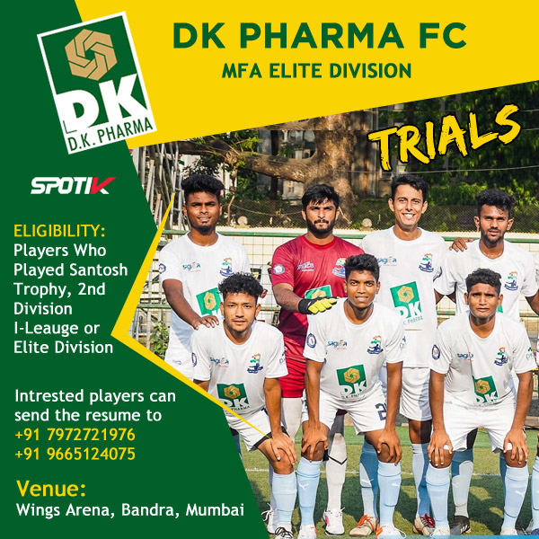 You are currently viewing DK Pharma FC Elite Division Trials, Mumbai