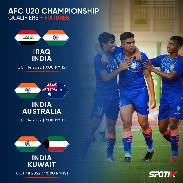 You are currently viewing AFC U20 Asian Cup Qualifiers: India’s Squad, Format, Fixture and Live Telecast .
