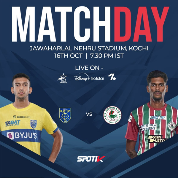 You are currently viewing ATK Mohun Bagan face the Kerala Blasters challenge amidst the sold out sea of yellow.