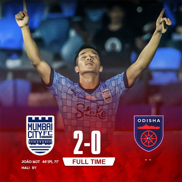 You are currently viewing Mumbai City FC bags their first win of the season after beating Odisha FC by 2-0.