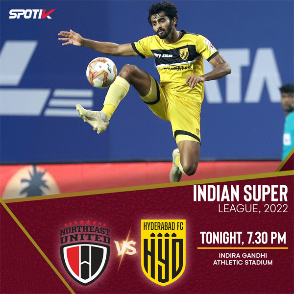You are currently viewing Hero ISL: NorthEast United seek first win over Hyderabad FC since 2019.