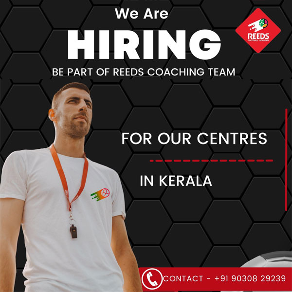 You are currently viewing Reeds Football Academy Hiring Football Coaches, Kerala.