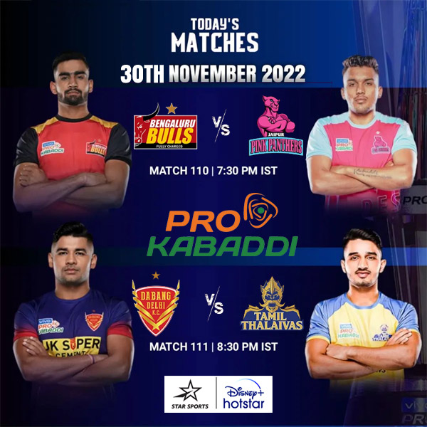 Read more about the article Bengaluru Bulls look to beat Jaipur Pink Panthers and leapfrog them in Season 9 standings