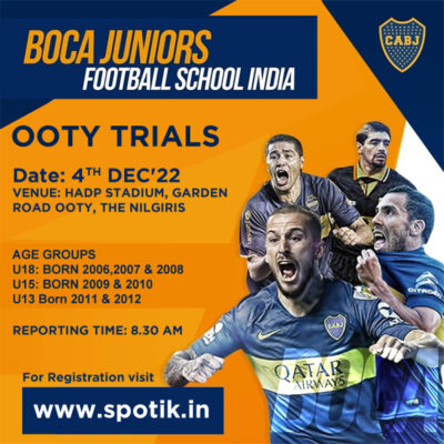 Read more about the article Boca Juniors Football School Ooty Trials