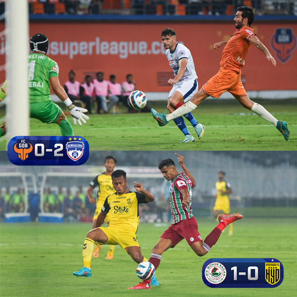 You are currently viewing Hyderabad FC lose top spot and Bengaluru FC’s winless run ends as FC Goa falter at home