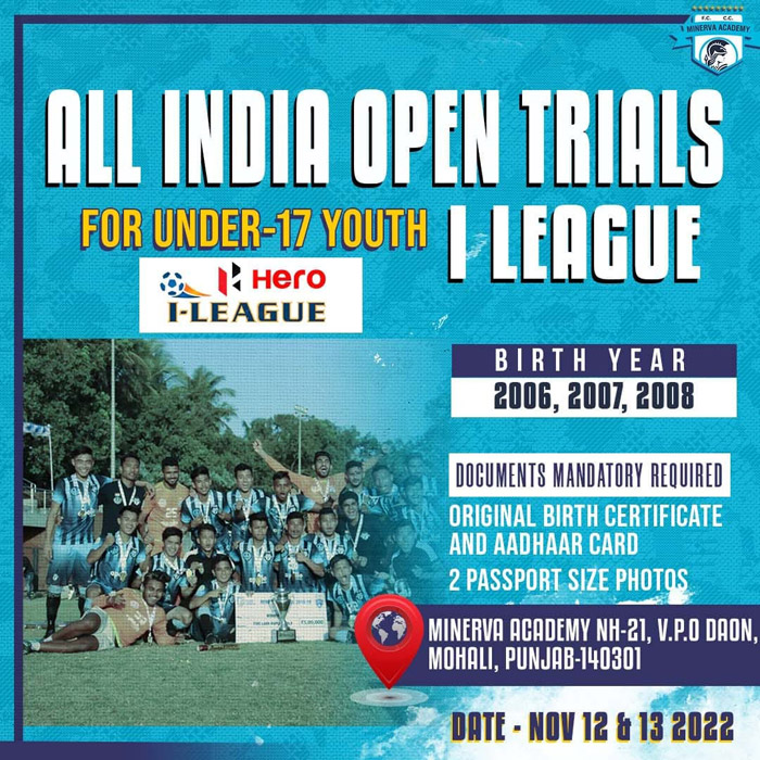 You are currently viewing Minerva Academy Football U17 Trials, Punjab.