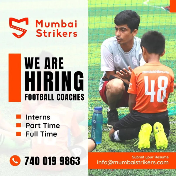 Mumbai Strikers Sports Club Hiring Football Coaches US Health 