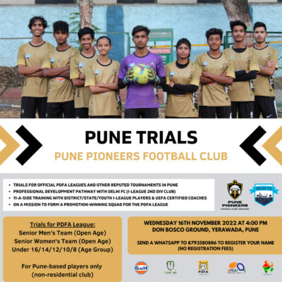 Read more about the article Pune Pioneers FC Trials.