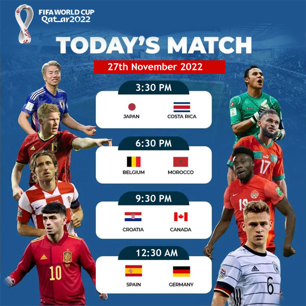 You are currently viewing World Cup 2022 Daily Preview: Powerhouses Germany and Spain go toe to toe