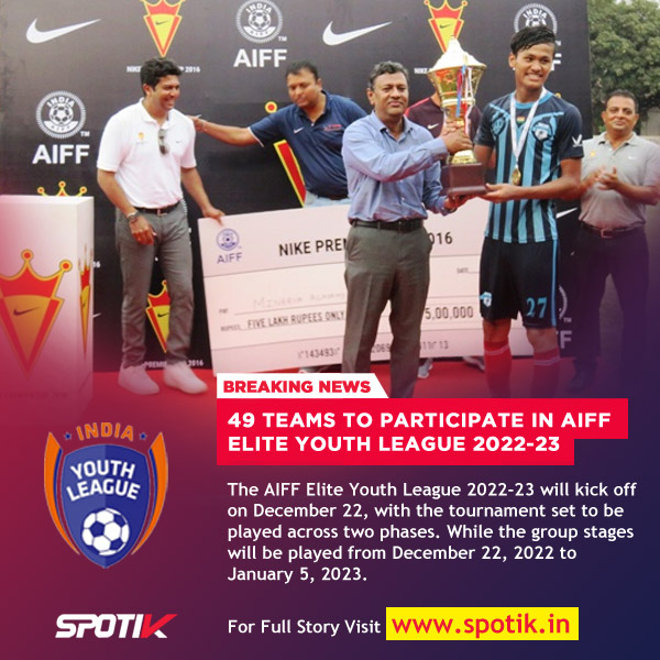 Read more about the article 49 teams to participate in AIFF Elite Youth League 2022-23